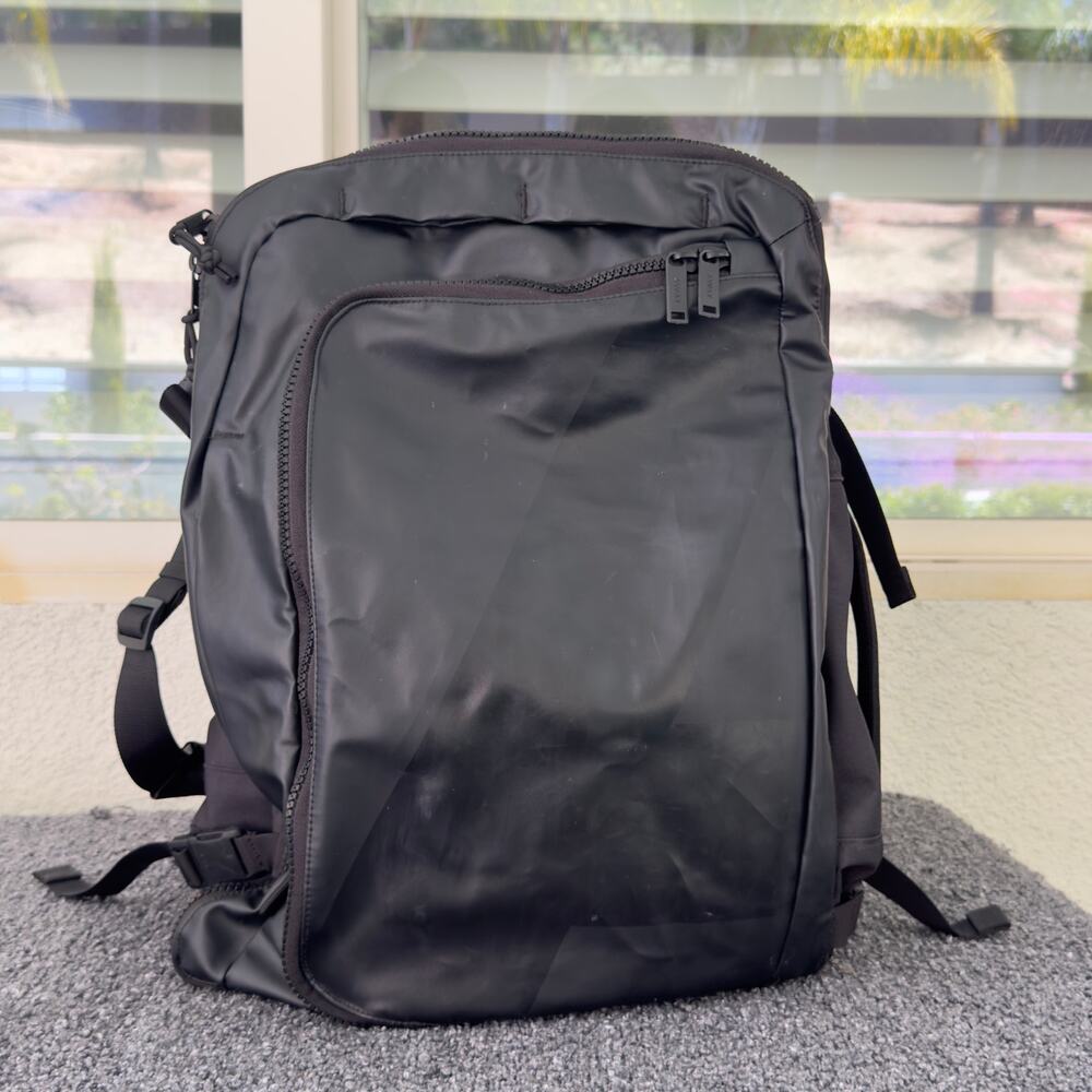 Away Jet Black Travel Backpack